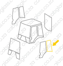 Load image into Gallery viewer, REAR OF DOOR LH | JCB TLB 3CX (P 21) BACKHOE
