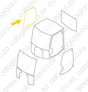 DOOR RH | JCB 406 - 411 B&ZX TM220 AGRI