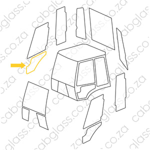 DOOR LOWER RH | JCB TLB 3DX, 4DX