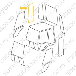 REAR OF DOOR RH | JCB TLB 3DX, 4DX