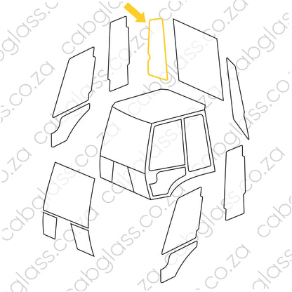 REAR QUARTER RH | JCB TLB 3DX, 4DX