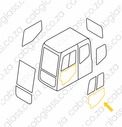DOOR LOWER | KOMATSU EXCAVATOR PC DASH 7