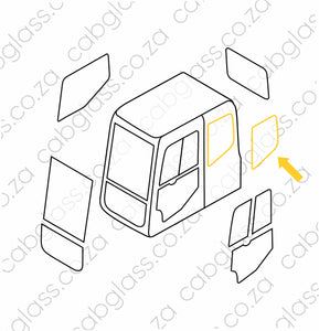 REAR QTR LH | KOMATSU EXCAVATOR PC DASH 7