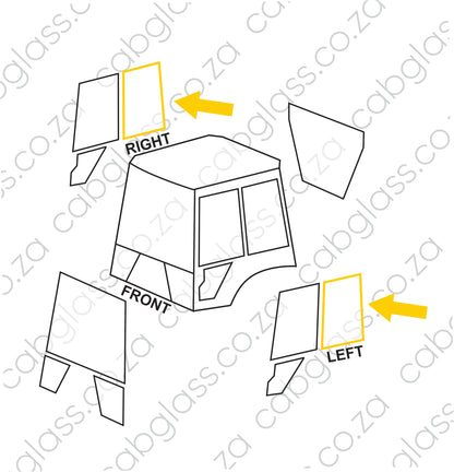REAR OF DOOR L=R | FERMEC TLB 750 - 965 (-1999)