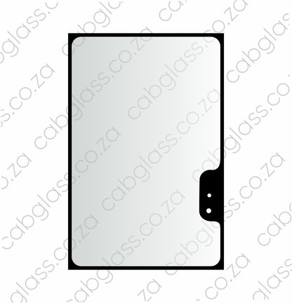 REAR CAB GLASS | VOLVO TLB BL61 - BL71 BACKHOE