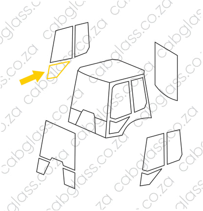 RF FIXTURE LOWER (NO DOOR) | VOLVO TLB BL61B - BL71B BACKHOE