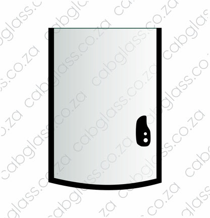 REAR CAB GLASS | VOLVO TLB BL61B - BL71B BACKHOE