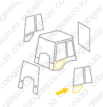 Load image into Gallery viewer, DOOR LOWER LH | VOLVO TLB BL61 - BL71 BACKHOE
