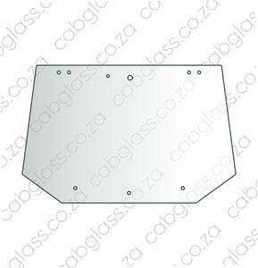 REAR CAB GLASS | NEW HOLLAND TRACTOR 8160-8560