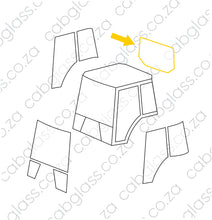 Load image into Gallery viewer, RUBBER REAR CAB GLASS | CASE FARMALL A SERIES
