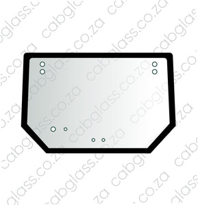 REAR CAB GLASS | NEW HOLLAND TRACTOR TD5.65 - TD5.115