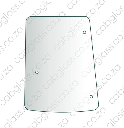 Case Tractor Farmall U-series, Rear quarter glass LEFT, 117207, 84224147