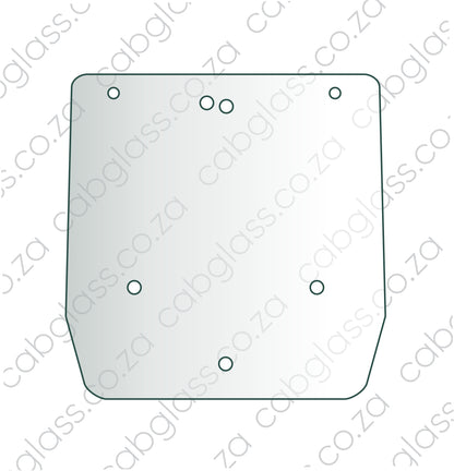 REAR CAB GLASS (890 x 935) | NEW HOLLAND TRACTOR T5.95 - T5.115