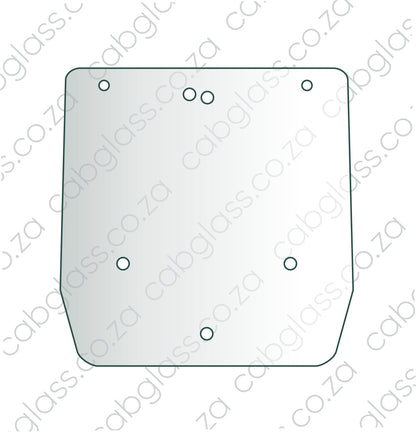 Case Tractor Farmall U-series, Rear cab glass, 117209, 84327955