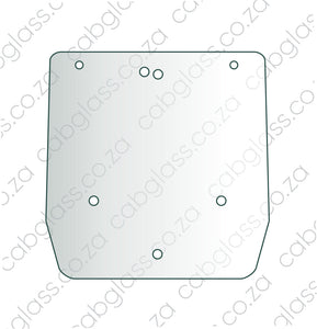 Case Tractor Farmall U-series, Rear cab glass, 117209, 84327955