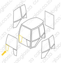 Load image into Gallery viewer, Cab sketch for Caterpillar backhoe E series
