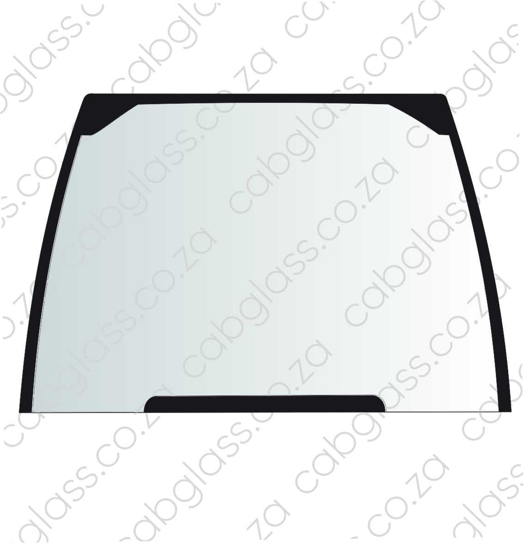 Windscreen glass for Caterpillar backhoe E series