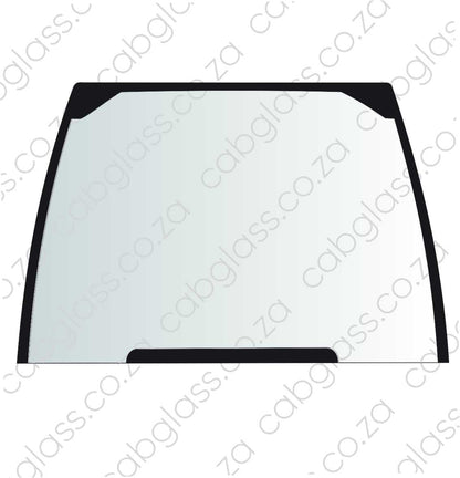 Windscreen glass for Caterpillar backhoe E series, 205-9607, 2059607, 3807828, 380-7828