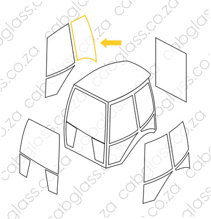 REAR OF DOOR RH (FULL) | CAT TLB F-SER (416F - 450F) BACKHOE
