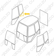 Load image into Gallery viewer, Cab sketch for Caterpillar backhoe E-series
