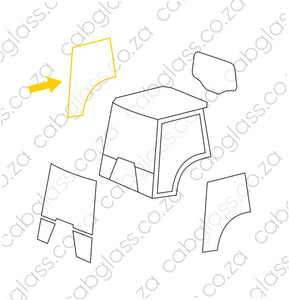 DOOR RIGHT | CASE TRACTOR MXU 100 - 130