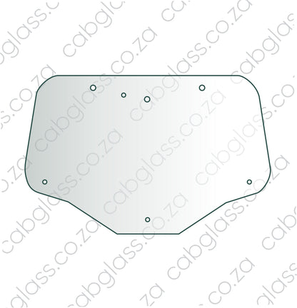 REAR CAB GLASS | NEW HOLLAND T 6010 - T 7060