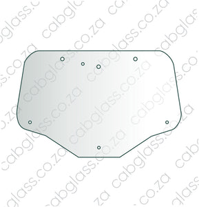 REAR CAB GLASS | NEW HOLLAND T 6010 - T 7060