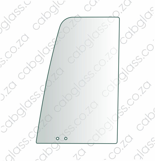 Door front slider with holes at the bottom
