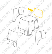 Load image into Gallery viewer, REAR CAB GLASS | JOHN DEERE TRACTOR 6100D - 6140D
