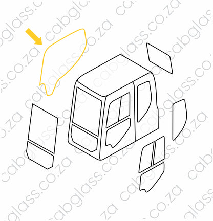 BOOMSIDE GLASS | DOOSAN EX DX DASH-3