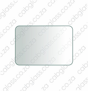 REAR CAB GLASS | DOOSAN EX DX140 -DX520 SER 1 -2010