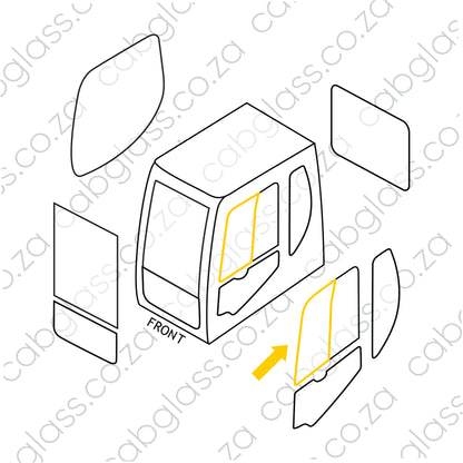 DOOR FRONT SL | DOOSAN EX DX140 -DX520 SER 1
