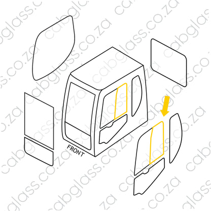 DOOR REAR SL | DOOSAN EX DX140 -DX520 SER 1 -2010