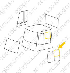 DOOR DROP SLIDER TAPERED LH | BELL DUMPER D SERIES