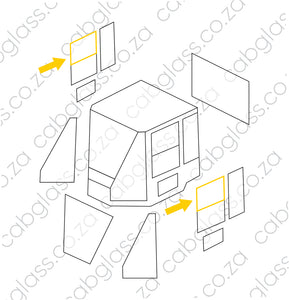 DOOR SLIDER UPPER LH | CAT FEL IT 14/18