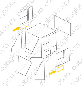 DOOR FIXED LOWER | CAT FEL 914-938 G / H