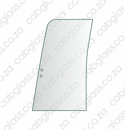 Door front slider glass for Caterpillar excavator