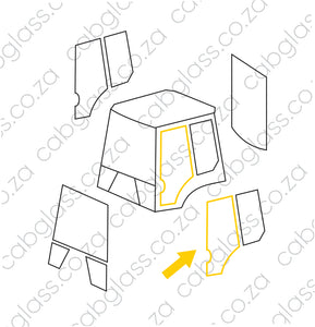 DOOR LH | KOMATSU BH WB R DASH 5