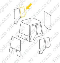 Load image into Gallery viewer, REAR OF DOOR RH | KOMATSU TLB WB R DASH 8

