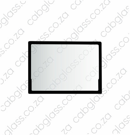 REAR CAB GLASS | KOMATSU EXCAVATOR PC DASH 11