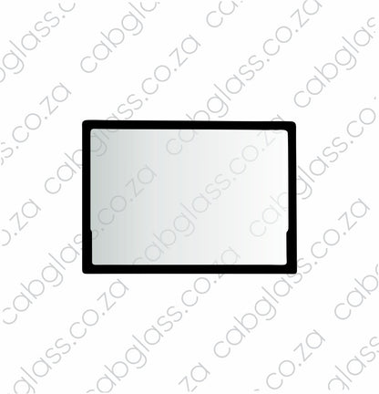 REAR CAB GLASS | KOMATSU EXCAVATOR PC DASH 8