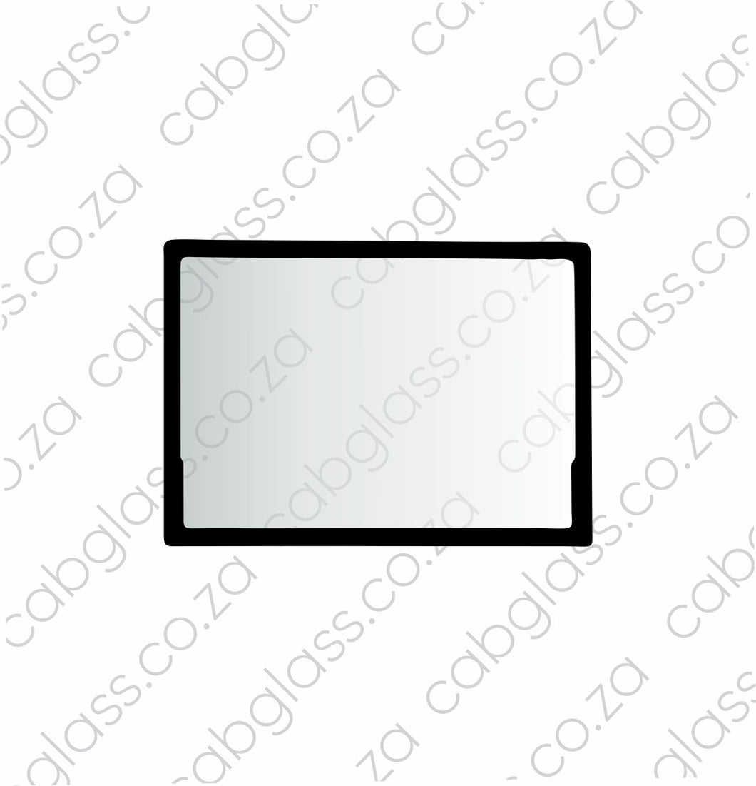 REAR CAB GLASS | KOMATSU EXCAVATOR PC DASH 10