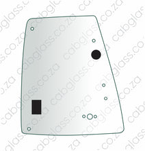 Load image into Gallery viewer, Rear of door upper left-hand with holes 393mm and 225mm from bottom
