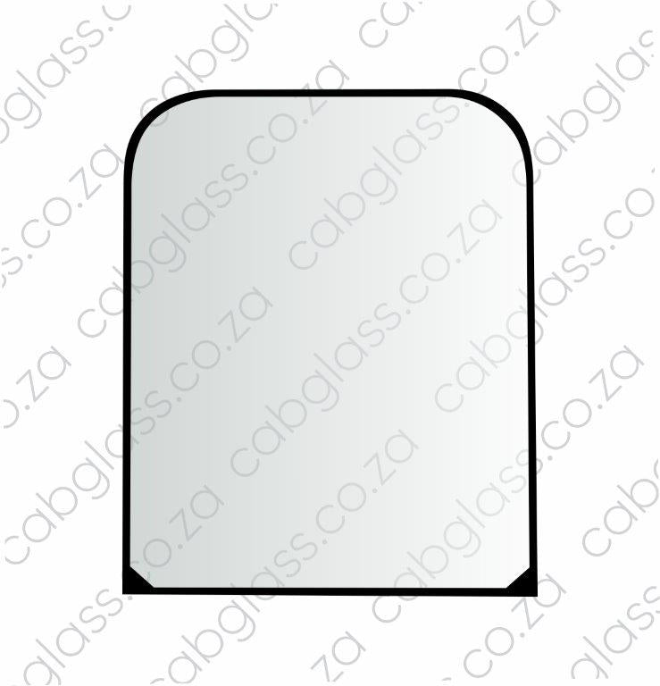 Windscreen upper glass, Case excavator CX C-series, KHN25620, LQ50C00002S002