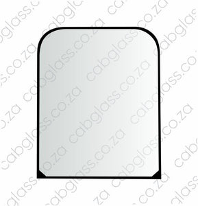 Windscreen upper glass, Case excavator CX C-series, KHN25620, LQ50C00002S002