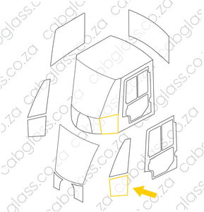 FRONT LOWER LH SIDE | JCB FEL 426-457 E/H/Z