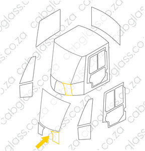 FRONT LOWER LH FR | JCB FEL 426-457 E/H/Z