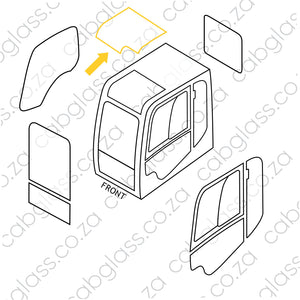 ROOF | JCB EXCAVATOR JS 115 - 360 (2012-)