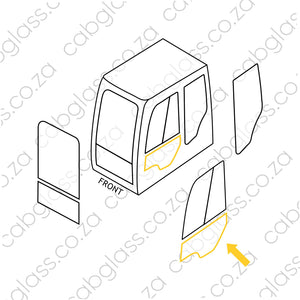 DOOR LOWER LH | HITACHI EXCAVATOR ZX DASH 5