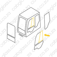 Load image into Gallery viewer, DOOR REAR SLIDER | HITACHI EXCAVATOR ZX DASH 6
